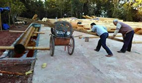小木屋防腐木